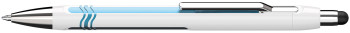 Schneider Epsilon Touch Ballpoint Pen - White & Blue