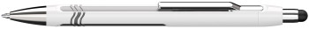 Schneider Epsilon Touch Ballpoint Pen - White & Silver