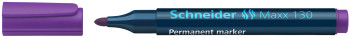 Schneider Maxx 130 Permanent Marker - Bullet Tip - Purple