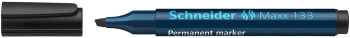 Schneider Maxx 133 Permanent Marker - Chisel Tip - Black