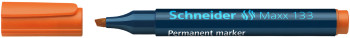 Schneider Maxx 133 Permanent Marker - Chisel Tip - Orange