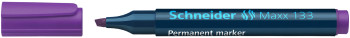 Schneider Maxx 133 Permanent Marker - Chisel Tip - Purple