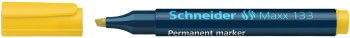 Schneider Maxx 133 Permanent Marker - Chisel Tip - Yellow