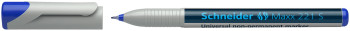 Schneider Maxx 221 Non-Permanent Marker - Superfine - Blue