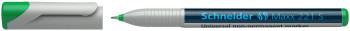 Schneider Maxx 221 Non-Permanent Marker - Superfine - Green