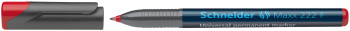 Schneider Maxx 222 Permanent Marker - Fine - Red