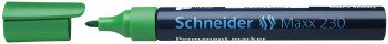 Schneider Maxx 230 Permanent Marker - Bullet Tip - Green