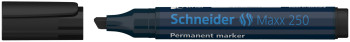 Schneider Maxx 250 Permanent Marker - Chisel Tip - Black