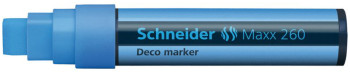 Schneider Maxx 260 Liquid Chalk Marker - Chisel Tip - Blue