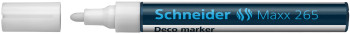 Schneider Maxx 265 Liquid Chalk Marker - Bullet Tip - White