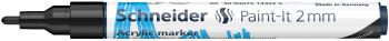 Schneider Paint-It 310 Acrylic Marker - 2mm - Black