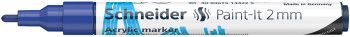 Schneider Paint-It 310 Acrylic Marker - 2mm - Blue
