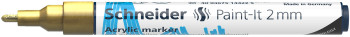 Schneider Paint-It 310 Acrylic Marker - 2mm - Gold