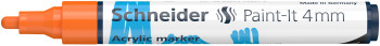Schneider Paint-It 320 Acrylic Marker - 4mm - Orange