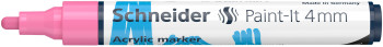 Schneider Paint-It 320 Acrylic Marker - 4mm - Pastel Pink