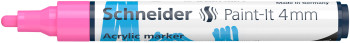 Schneider Paint-It 320 Acrylic Marker - 4mm - Pink