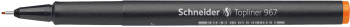 Schneider Topliner 967 Fineliner Pen - Orange