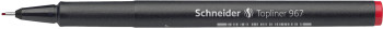 Schneider Topliner 967 Fineliner Pen - Red