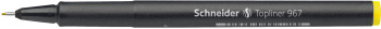 Schneider Topliner 967 Fineliner Pen - Yellow
