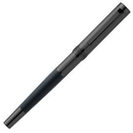 Hugo Boss Dual Fountain Pen - Gun & Navy - Picture 1