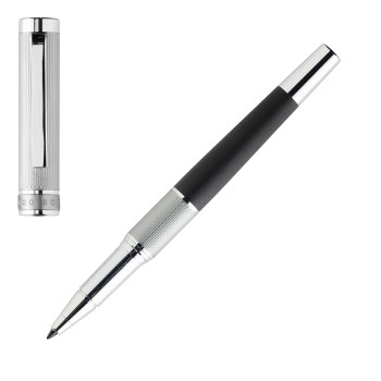 Hugo Boss Dual Rollerball Pen - Black & Chrome - Picture 1