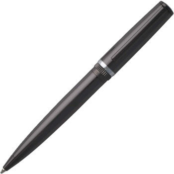 Hugo Boss Gear Fountain & Ballpoint Pen Set - Gunmetal Chrome Trim - Picture 3