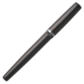 Hugo Boss Gear Rollerball Pen - Dark Metal Chrome - Picture 1