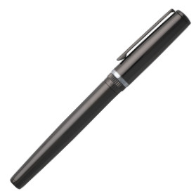 Hugo Boss Gear Rollerball Pen - Dark Metal Chrome - Picture 2