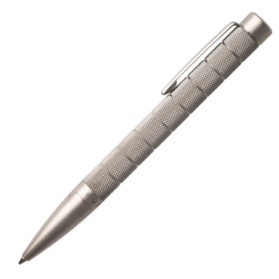 Hugo Boss Pillar Ballpoint Pen - Chrome - Picture 1