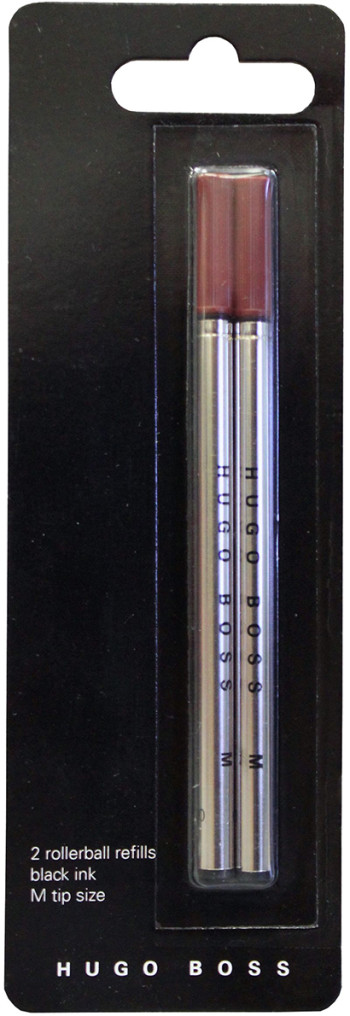 Hugo Boss Rollerball Refill - Medium - Black (Pack of 2)