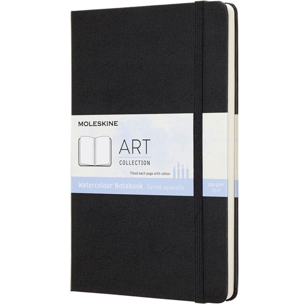 Moleskine Art Large Watercolour Notebook - Black