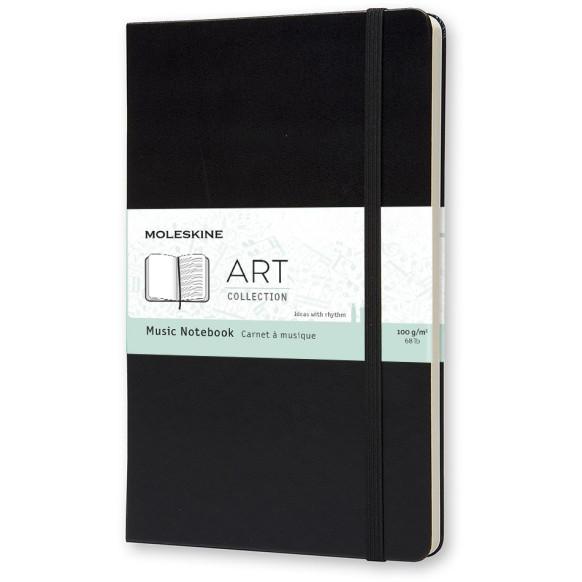 Moleskine Art Music Large Notebook - Black