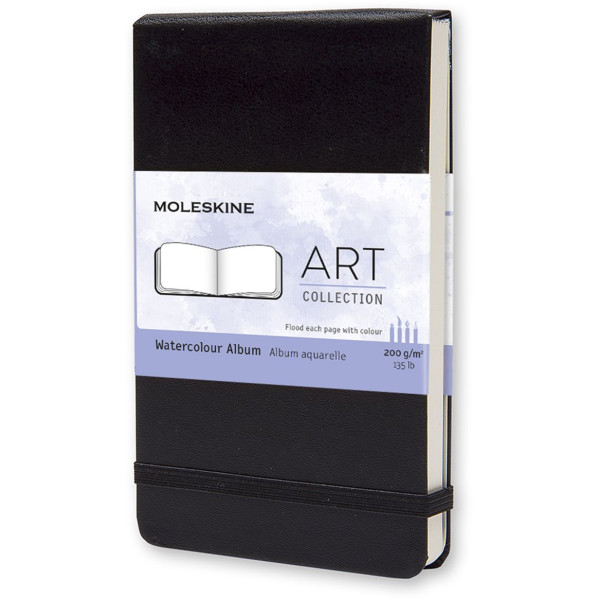 Moleskine Art Pocket Watercolour Album - Black