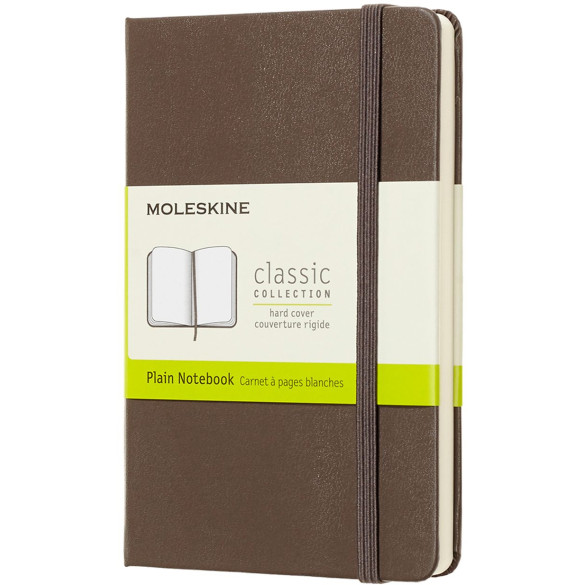Moleskine Classic Hardback Pocket Notebook - Plain - Assorted