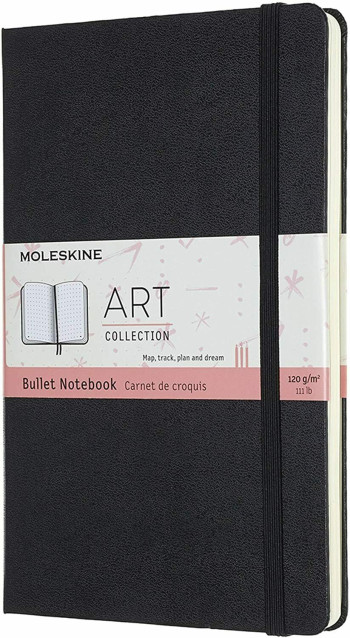 Moleskine Art Hardback Large Notebook - Bullet - Black