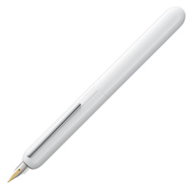 Lamy Dialog Fountain Pen - Piano White with Solid 14K Gold Nib