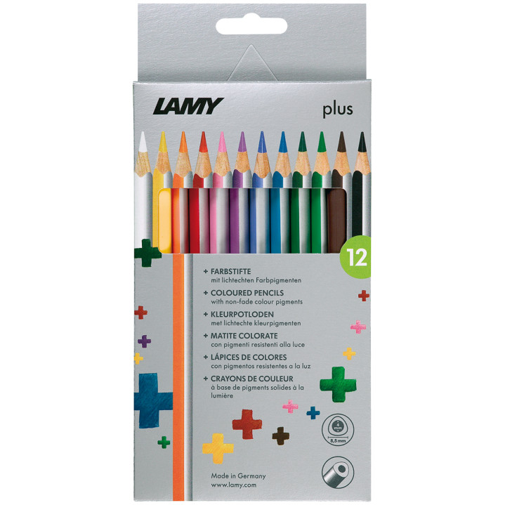 Lamy Plus Colouring Pencils - Assorted Colours (Pack of 12)