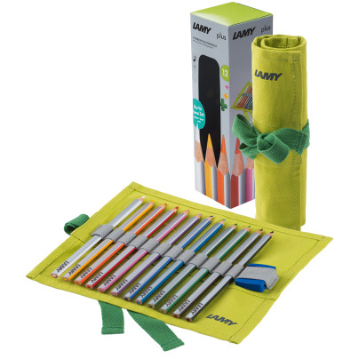 Lamy Plus Colouring Pencils - Assorted Colours (Rollercase of 12)
