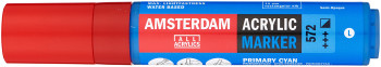 Amsterdam All Acrylics Paint Marker - Large - Primary Cyan
