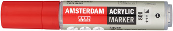 Amsterdam All Acrylics Paint Marker - Large - Silver