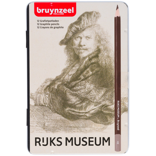Bruynzeel Dutch Masters Graphite Pencils - Rembrandt (Set of 12)