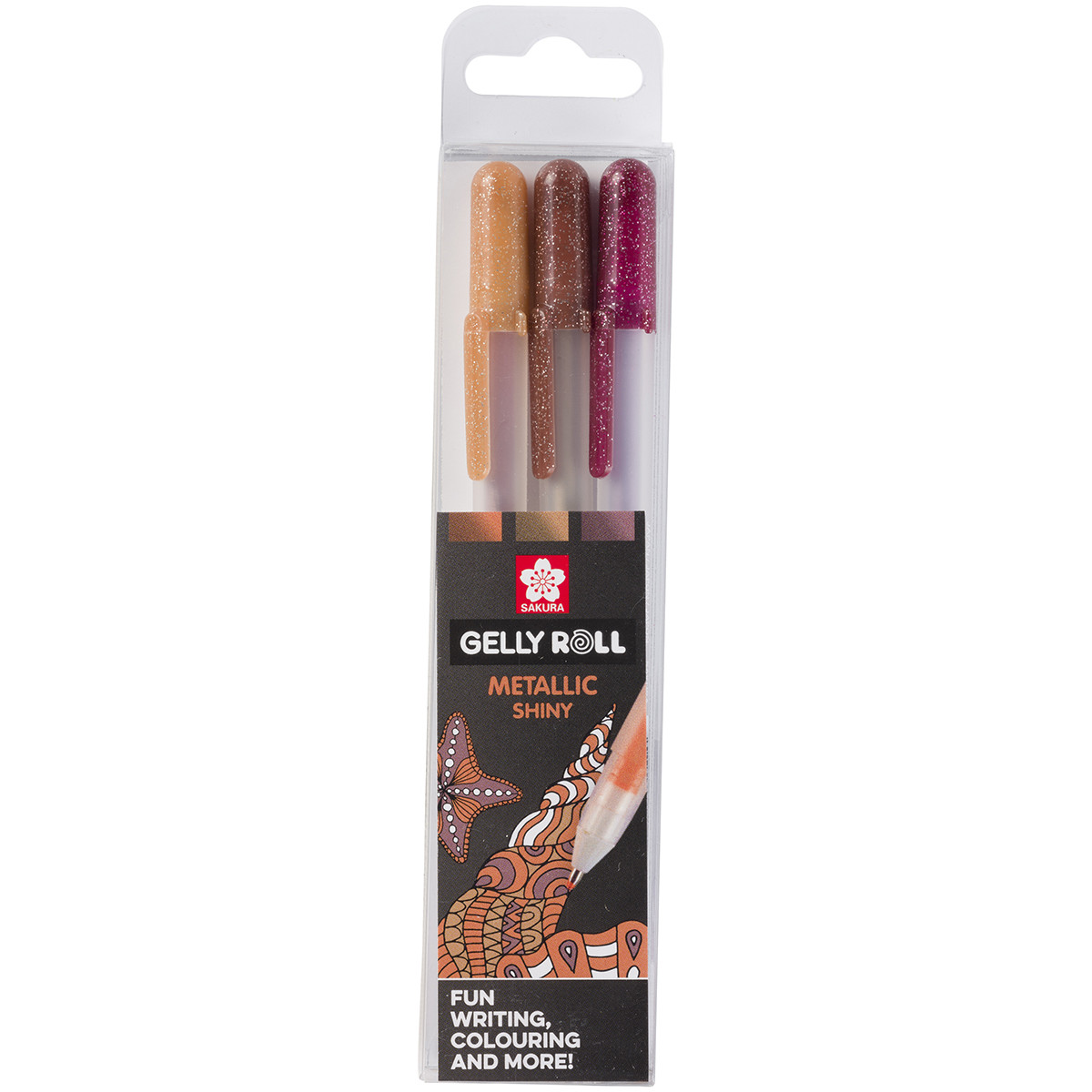 Sakura Gelly Roll Metallic Gel Pens - Nature Set (Pack of 3)