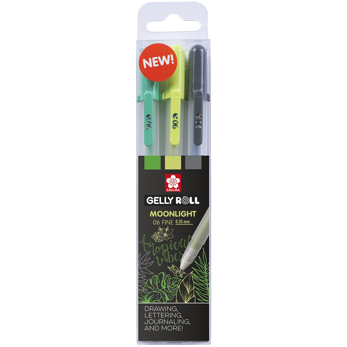 Sakura Gelly Roll Moonlight Gel Pens - Jungle Set (Pack of 3)