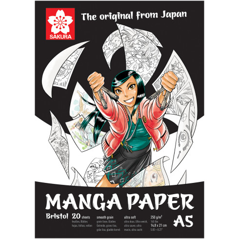 Sakura Manga Pad - A5