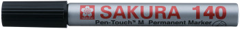 Sakura Pen-Touch 140 Permanent Marker - Chisel Tip - Black