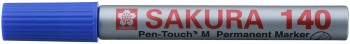 Sakura Pen-Touch 140 Permanent Marker - Chisel Tip - Blue