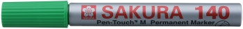 Sakura Pen-Touch 140 Permanent Marker - Chisel Tip - Green