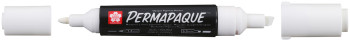 Sakura Permapaque Twin Marker - White