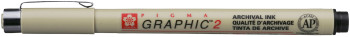 Sakura Pigma Graphic Pen - 2.0mm - Black