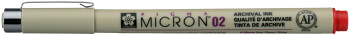 Sakura Pigma Micron Pen - 0.3mm - Red